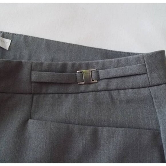 New York & Company® Unlined Stretch Sraight Wide Leg Dress Pants Size 10 Tall - Picture 10 of 14